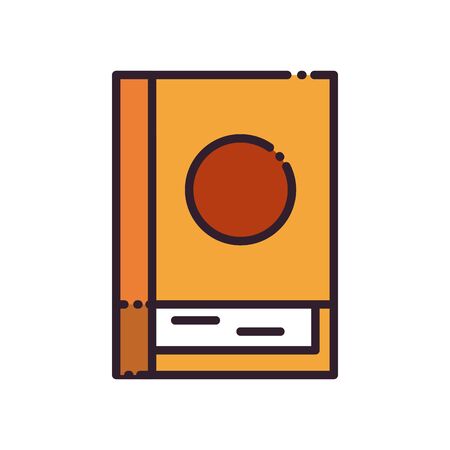 Quran book fill style icon design, Religion culture belief religious faith god spiritual meditation and traditional theme Vector illustrationのイラスト素材