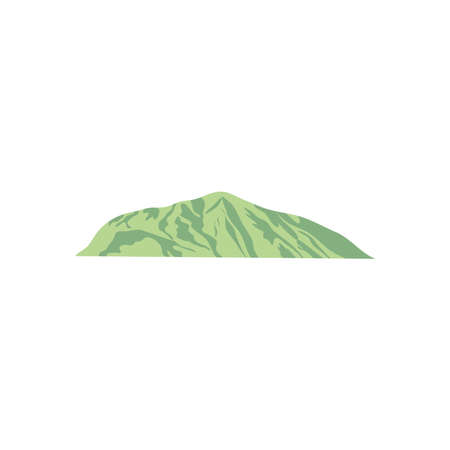 hill mountain icon over white background, flat style, vector illustrationのイラスト素材