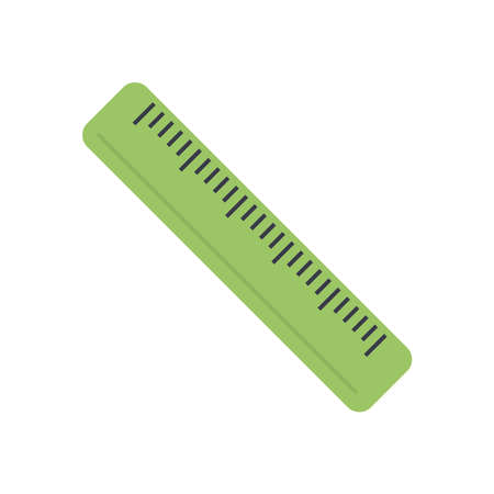 hand holding ruler line and fill style icon design, Instrument tool work measurement lenght object inch long and distance theme Vector illustrationのイラスト素材