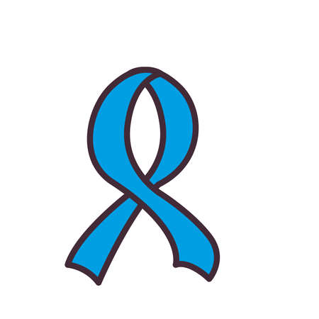 ribbon line and fill style icon design of Charity donation and volunteer theme Vector illustrationのイラスト素材