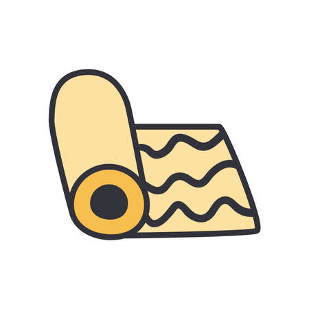 adhesive tape line and fill style icon design of Construction working maintenance workshop repairing progress labor and industrial theme Vector illustrationのイラスト素材