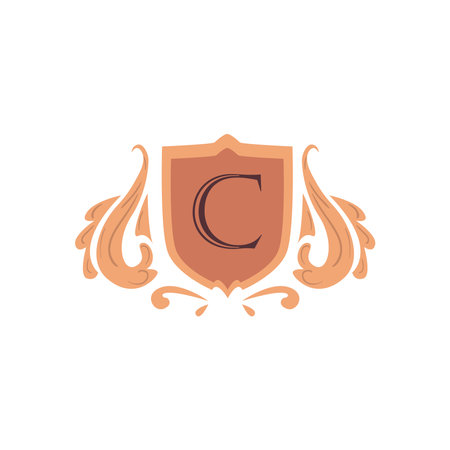 vintage label shield design of retro and decorative theme Vector illustrationのイラスト素材