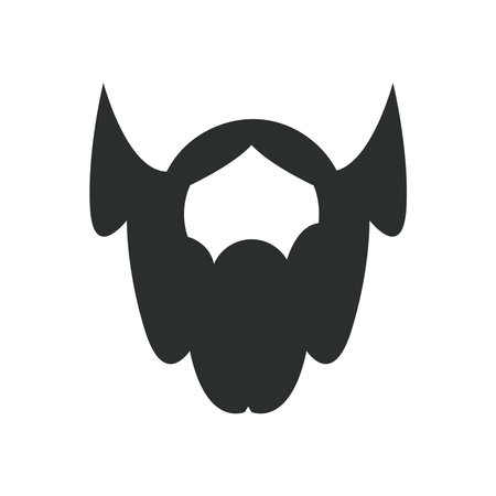male beard icon design, hipster gentleman and man theme Vector illustrationのイラスト素材