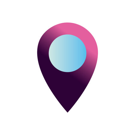 Gps mark design, Map travel navigation route and road theme Vector illustrationのイラスト素材