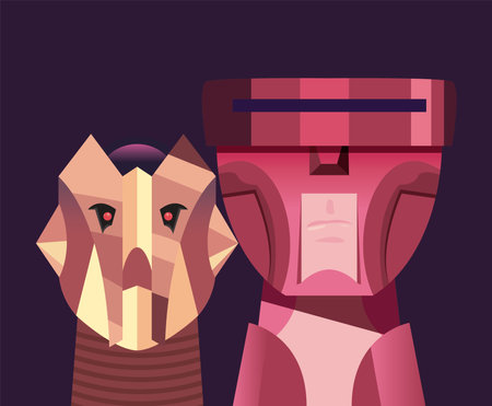 Robots cartoons of robotic technology futuristic toy future machine cyborg science android and fiction theme Vector illustrationのイラスト素材