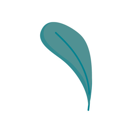 icon of leaf over white background, colorful design, vector illustrationのイラスト素材