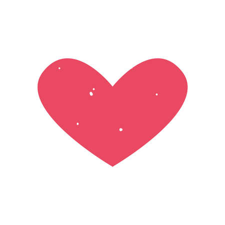 Heart design of love passion and romantic theme Vector illustrationのイラスト素材