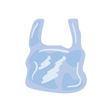 shopping plastic bag design of commerce and market theme Vector illustrationのイラスト素材