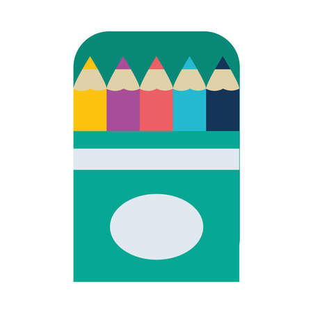 colors box on white backgroundのイラスト素材