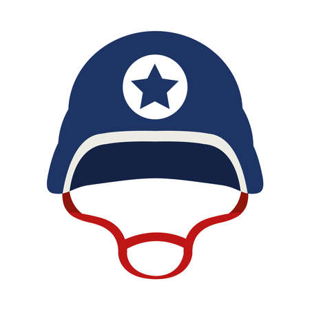 usa army helmet on backgroundのイラスト素材