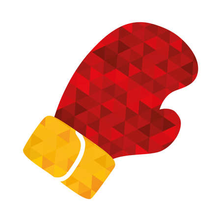 boxing glove on white backgroundのイラスト素材