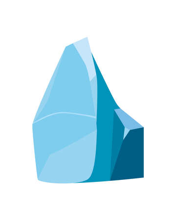 Isolated iceberg stoneのイラスト素材