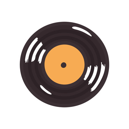 Music vinyl iconのイラスト素材