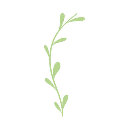 green leaves designのイラスト素材