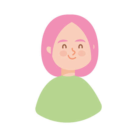 happy woman iconのイラスト素材