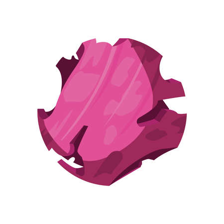 Isolated pink planetのイラスト素材