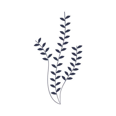 small leaves stemのイラスト素材