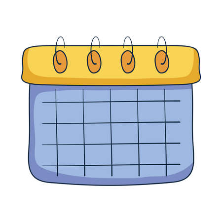 calendar planner designのイラスト素材
