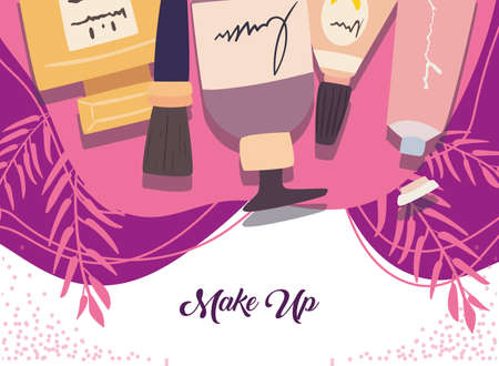 Cosmetic icon bundleのイラスト素材