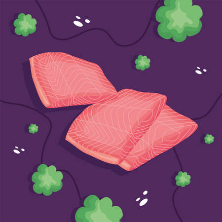 red fish sticksのイラスト素材