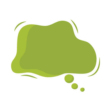 green thought bubbleのイラスト素材