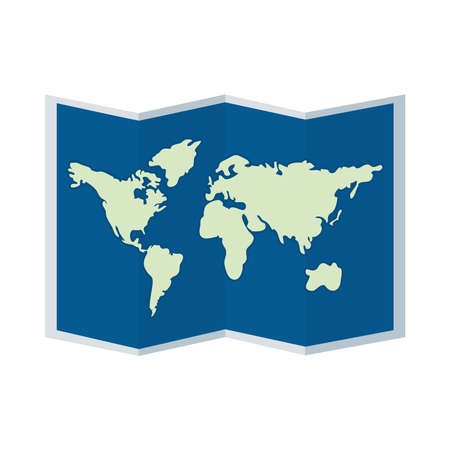 world map iconのイラスト素材