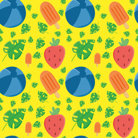 summer seamless pattern