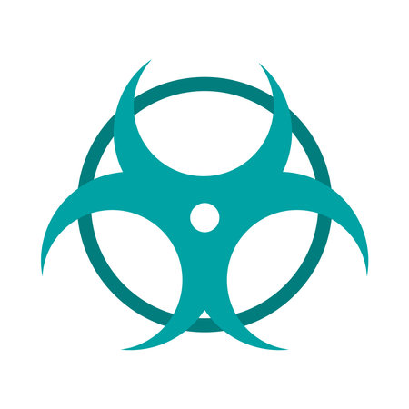 biohazard symbol iconのイラスト素材