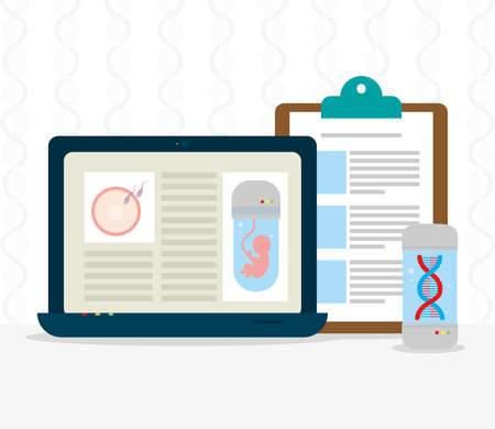 biotechnology and technologyのイラスト素材