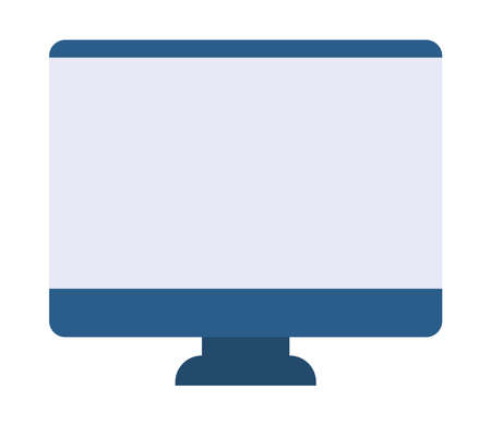 computer monitor iconのイラスト素材