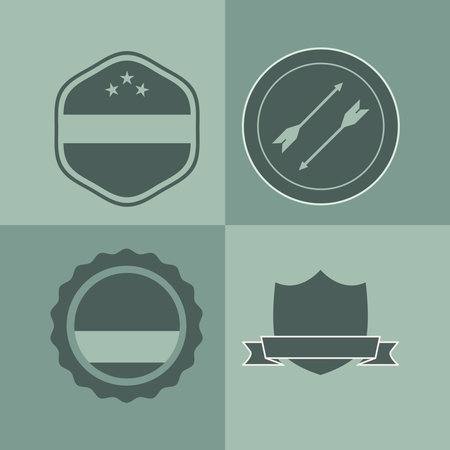 Emblem templates symbol collection