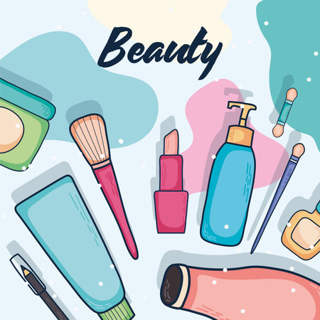 Beauty icon collectionのイラスト素材