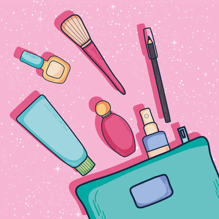 Make up iconsのイラスト素材