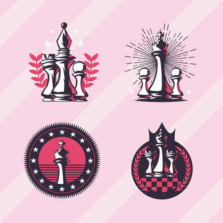 Chess symbol setのイラスト素材