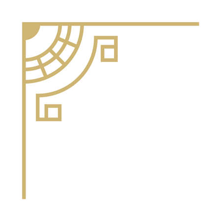 art deco borderのイラスト素材