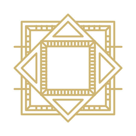 elegant retro badgeのイラスト素材