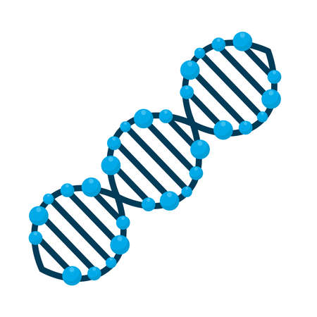 dna strand iconのイラスト素材