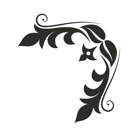 vintage baroque ornamentのイラスト素材