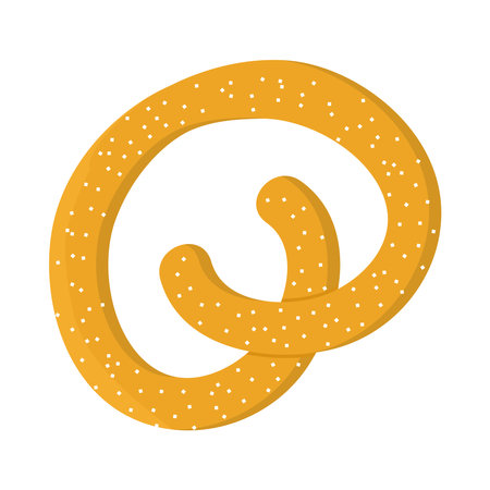 pretzel icon designのイラスト素材