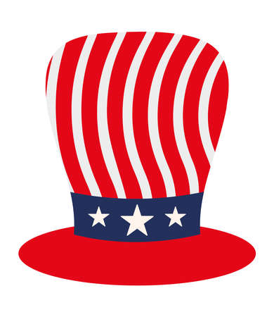 usa top hatのイラスト素材