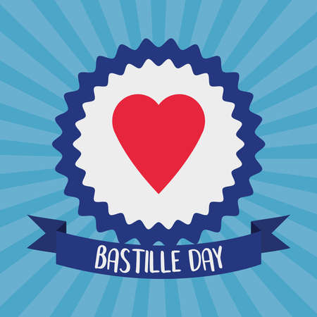 bastille day illustrationのイラスト素材
