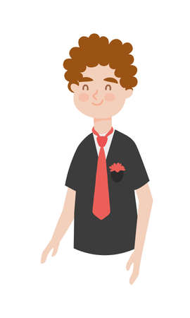 elegant young manのイラスト素材