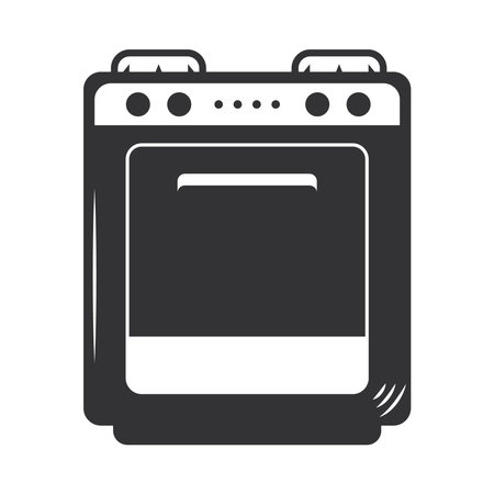 kitchen stove iconのイラスト素材