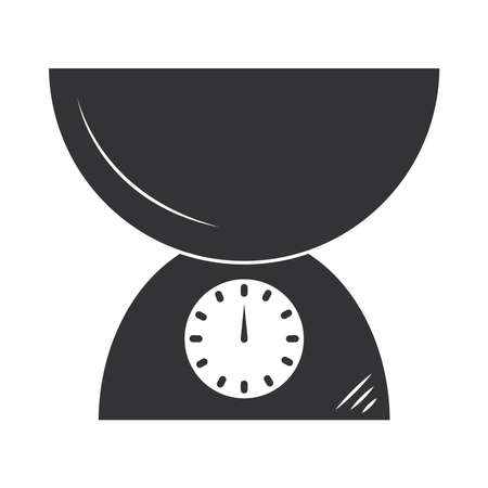 kitchen scale iconのイラスト素材
