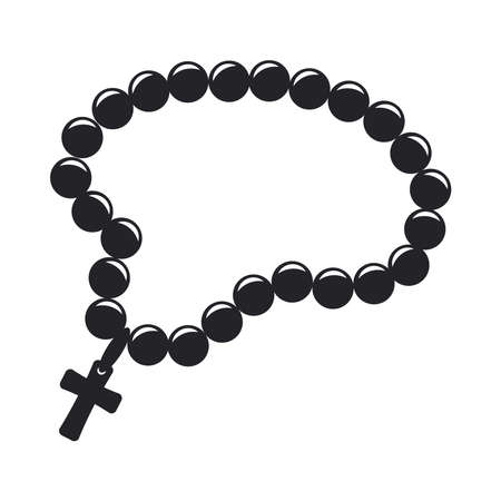 prayer beads iconのイラスト素材