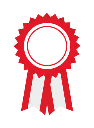 medal ribbon designのイラスト素材