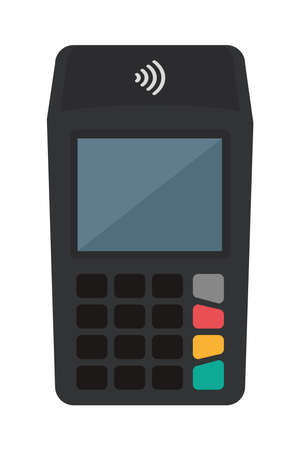 dataphone with nfcのイラスト素材