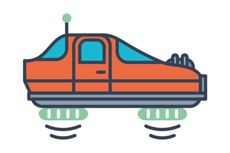hover car iconのイラスト素材
