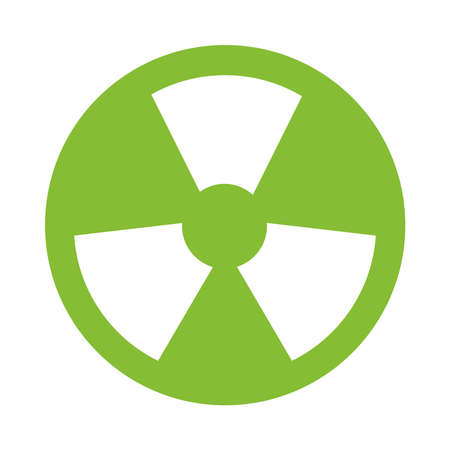 nuclear symbol iconのイラスト素材