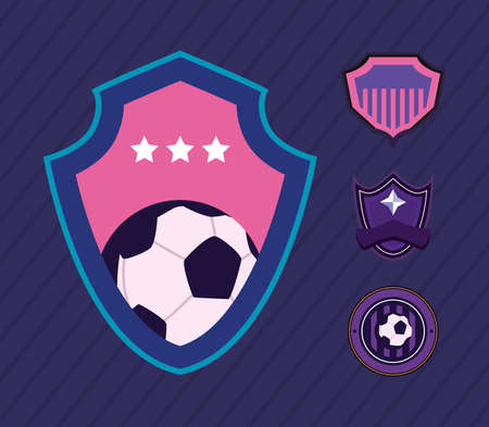 soccer symbol collectionのイラスト素材